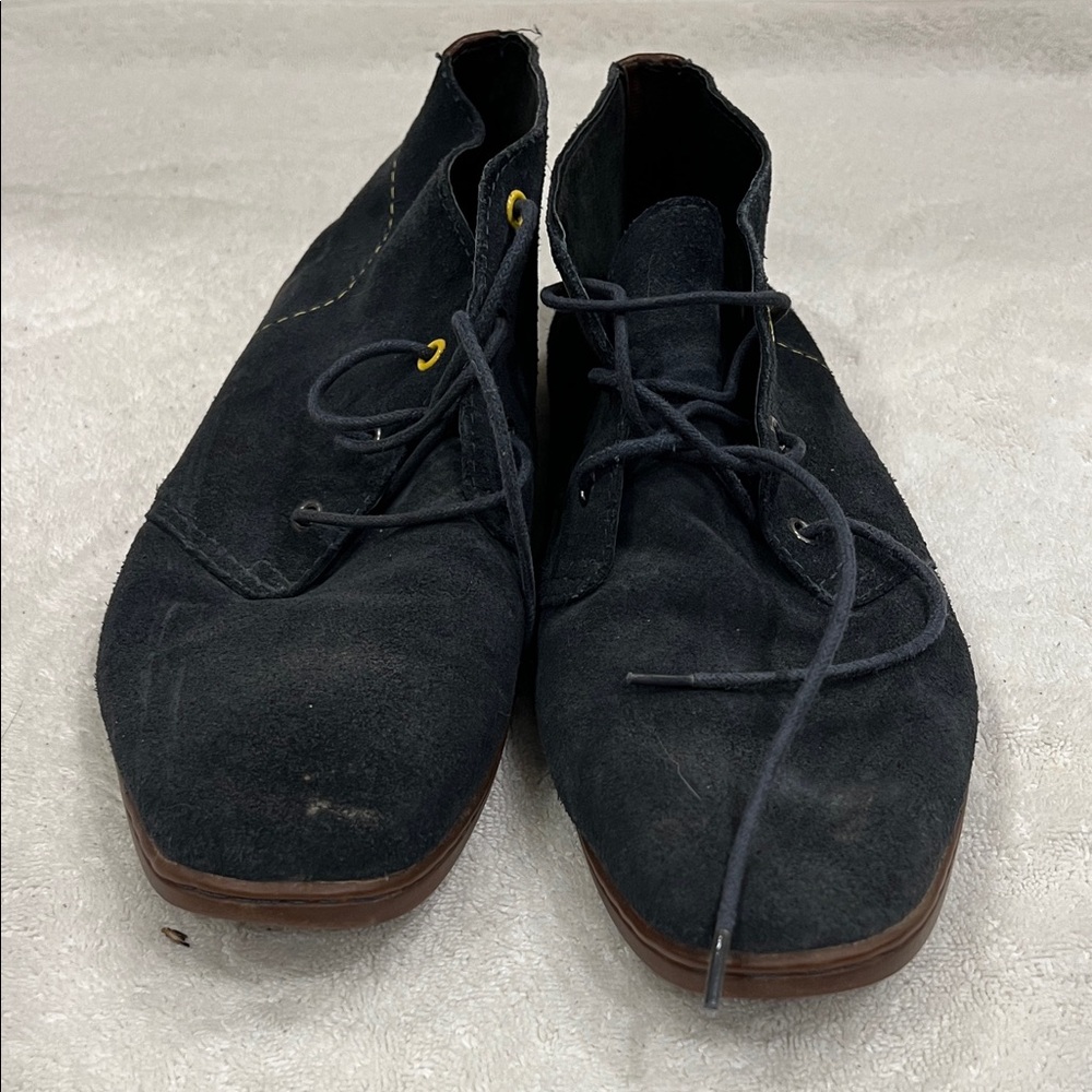 Navy Blue Aldo Men's Lace-Up Shoes